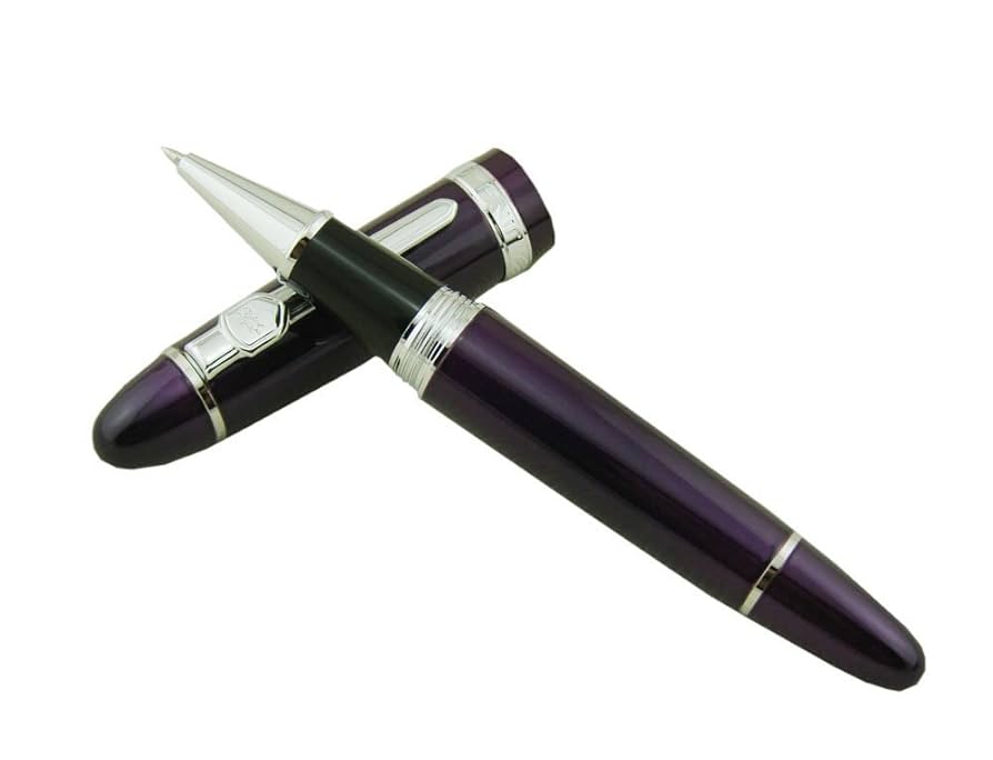 Amazon.com: Lanxivi Jinhao 159 Roller Ball Pen Purple Color